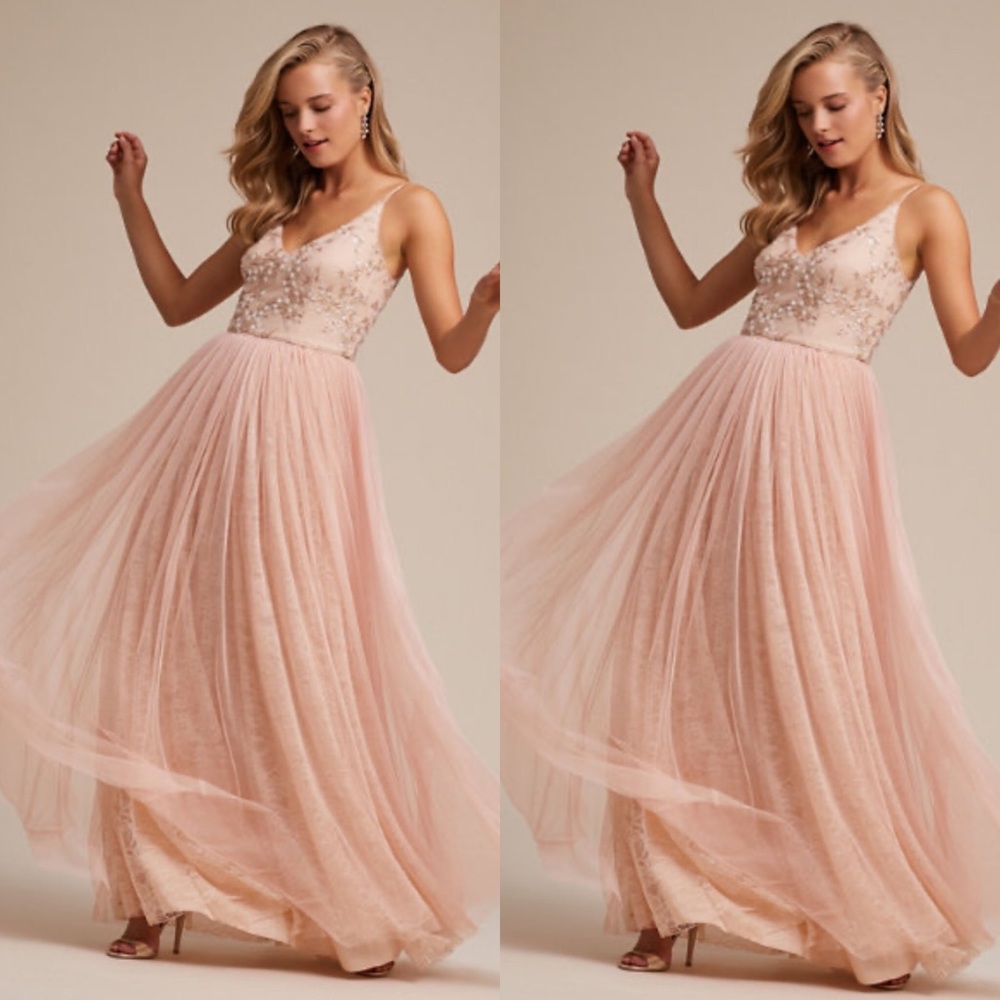 BHLDN Adrianna Papell Cluny Dress